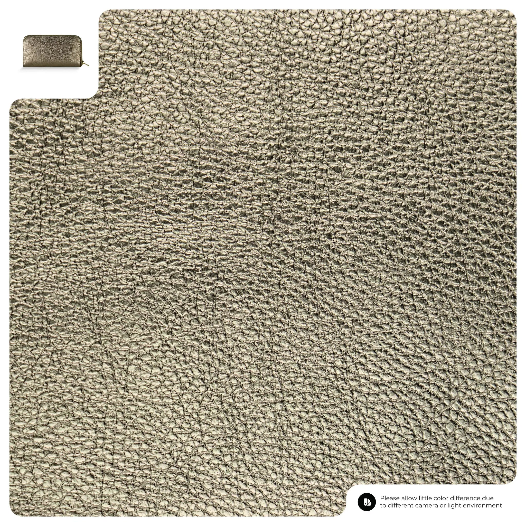 Italian Genuine Metallic Calf Leather Wallet 651088 - TAKEASY - Flyclothing LLC