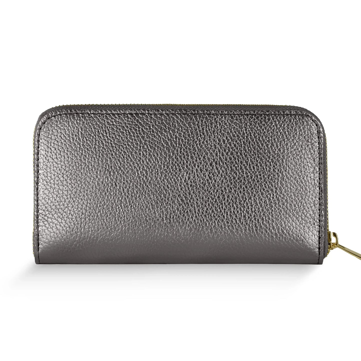 Italian Genuine Metallic Calf Leather Wallet 651088 - TAKEASY - Flyclothing LLC
