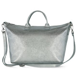 Italian Genuine Metallic Suede Top-Handle Bag 112334 - TAKEASY - Flyclothing LLC