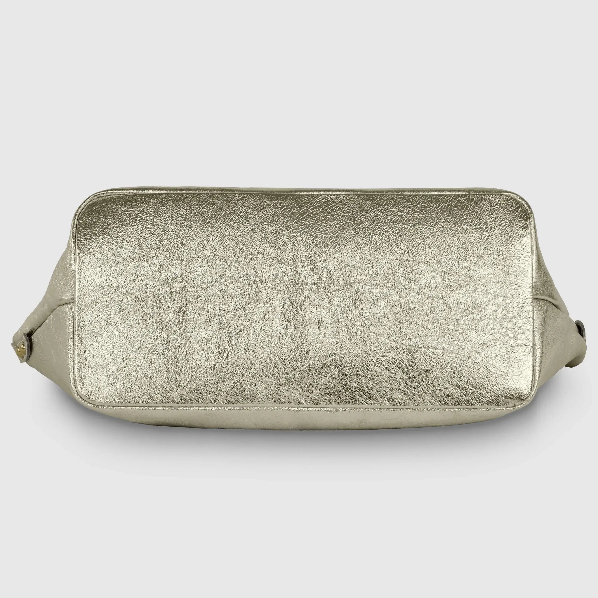 Italian Genuine Metallic Suede Top-Handle Bag 112334 - TAKEASY - Flyclothing LLC