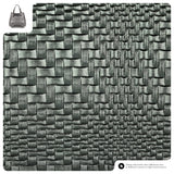 Italian Genuine Grid Metallic Suede Top-Handle Bag 112615 - TAKEASY - Flyclothing LLC