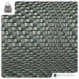 Italian Genuine Basketweave-Embossed Metallic Suede Top-Handle Bag | Imperia - TAKEASY - Flyclothing LLC