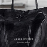 Italian Genuine Metallic Suede Tote Bag 201718 - TAKEASY - Flyclothing LLC