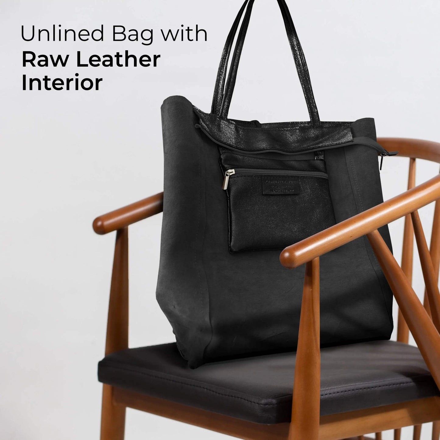 Italian Genuine Metallic Suede Tote Bag 201718 - TAKEASY - Flyclothing LLC