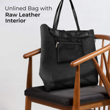 Italian Genuine Metallic Suede Tote Bag 201718 - TAKEASY - Flyclothing LLC