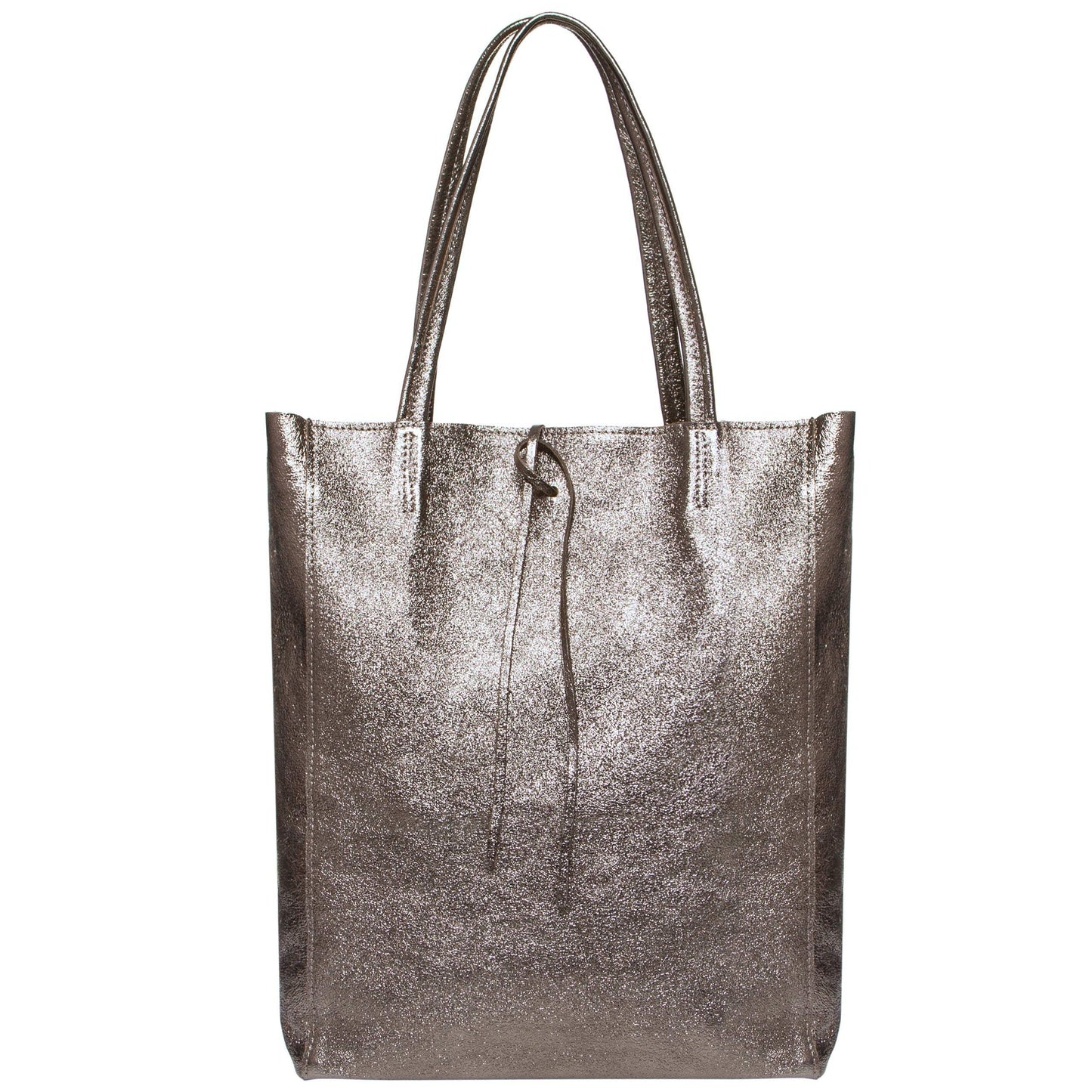 Italian Genuine Metallic Suede Tote Bag 201718 - TAKEASY - Flyclothing LLC