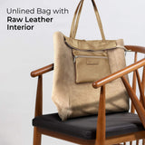 Italian Genuine Metallic Suede Tote Bag 201718 - TAKEASY - Flyclothing LLC