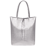 Italian Genuine Metallic Suede Tote Bag 201718 - TAKEASY - Flyclothing LLC