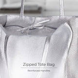 Italian Genuine Metallic Suede Tote Bag 201718 - TAKEASY - Flyclothing LLC