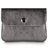 Metallic Suede Leather Wallet - TAKEASY - Flyclothing LLC