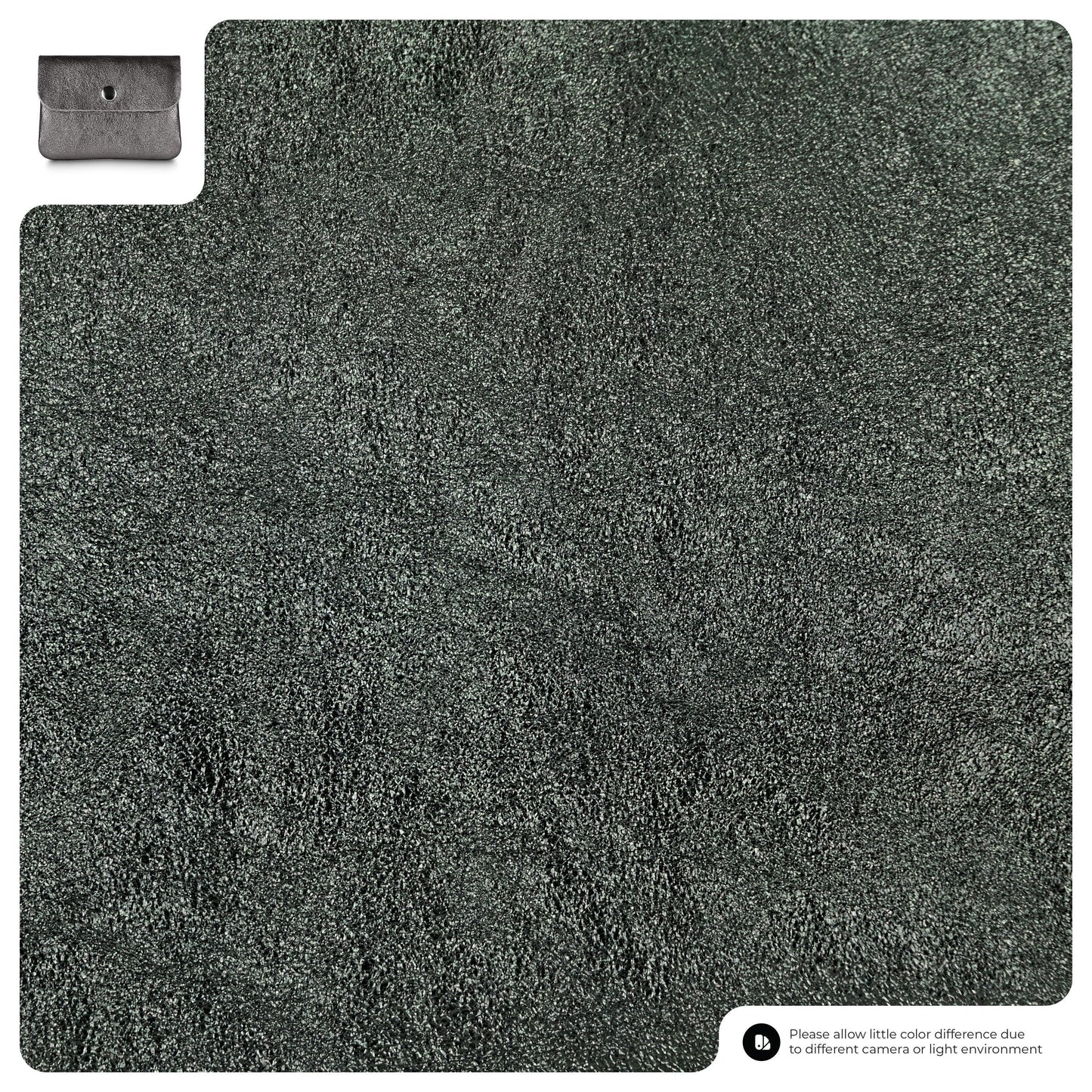 Metallic Suede Leather Wallet - TAKEASY - Flyclothing LLC