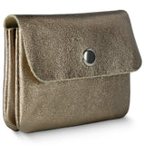 Italian Genuine Metallic Suede Wallet | Assisi - TAKEASY - Flyclothing LLC