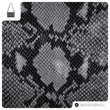 Italian Genuine Python-Print Suede Crossbody Bag 111301 - TAKEASY - Flyclothing LLC
