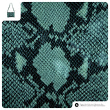 Italian Genuine Python-Print Suede Crossbody Bag 111301 - TAKEASY - Flyclothing LLC