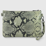 Python-Print Suede Crossbody Bag - TAKEASY - Flyclothing LLC