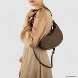 Italian Genuine Suede & Calf Leather Shoulder Bag 222024 - TAKEASY - Flyclothing LLC