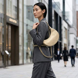 Italian Genuine Suede & Calf Leather Shoulder Bag 222024
