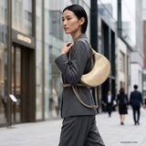 Italian Genuine Suede & Calf Leather Shoulder Bag 222024 - TAKEASY - Flyclothing LLC