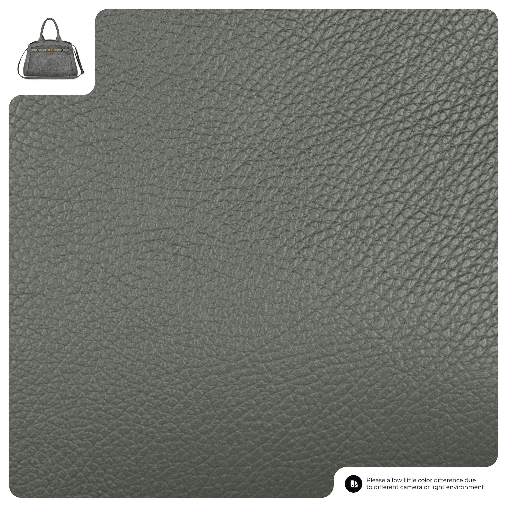 Italian Genuine Suede & Calf Leather Top-Handle Bag 333155 - TAKEASY - Flyclothing LLC