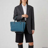 Italian Genuine Suede & Full-Grain Leather Top-Handle Bag | Alba - TAKEASY - Flyclothing LLC