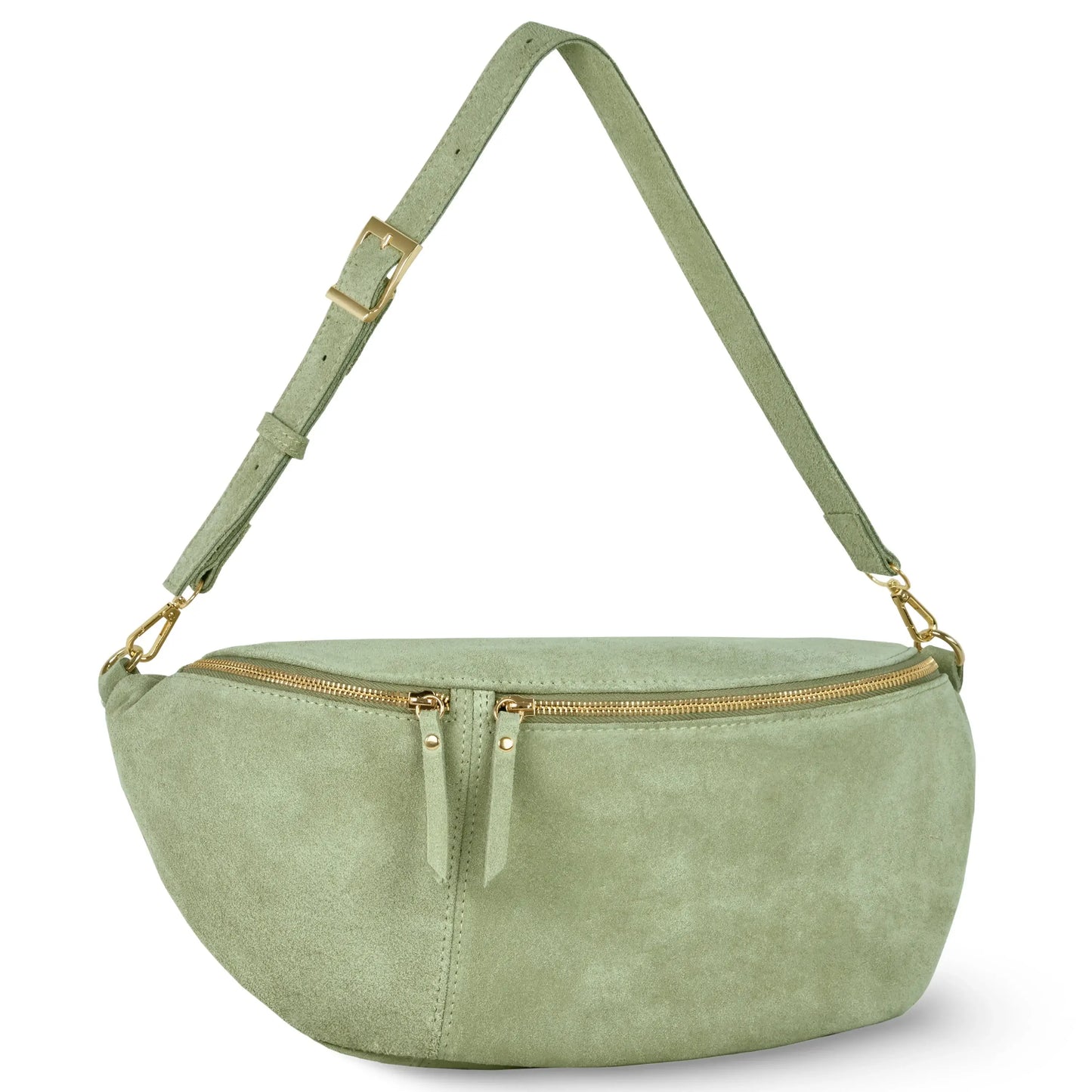 Italian Genuine Suede Crossbody Bag 211955 - TAKEASY - Flyclothing LLC