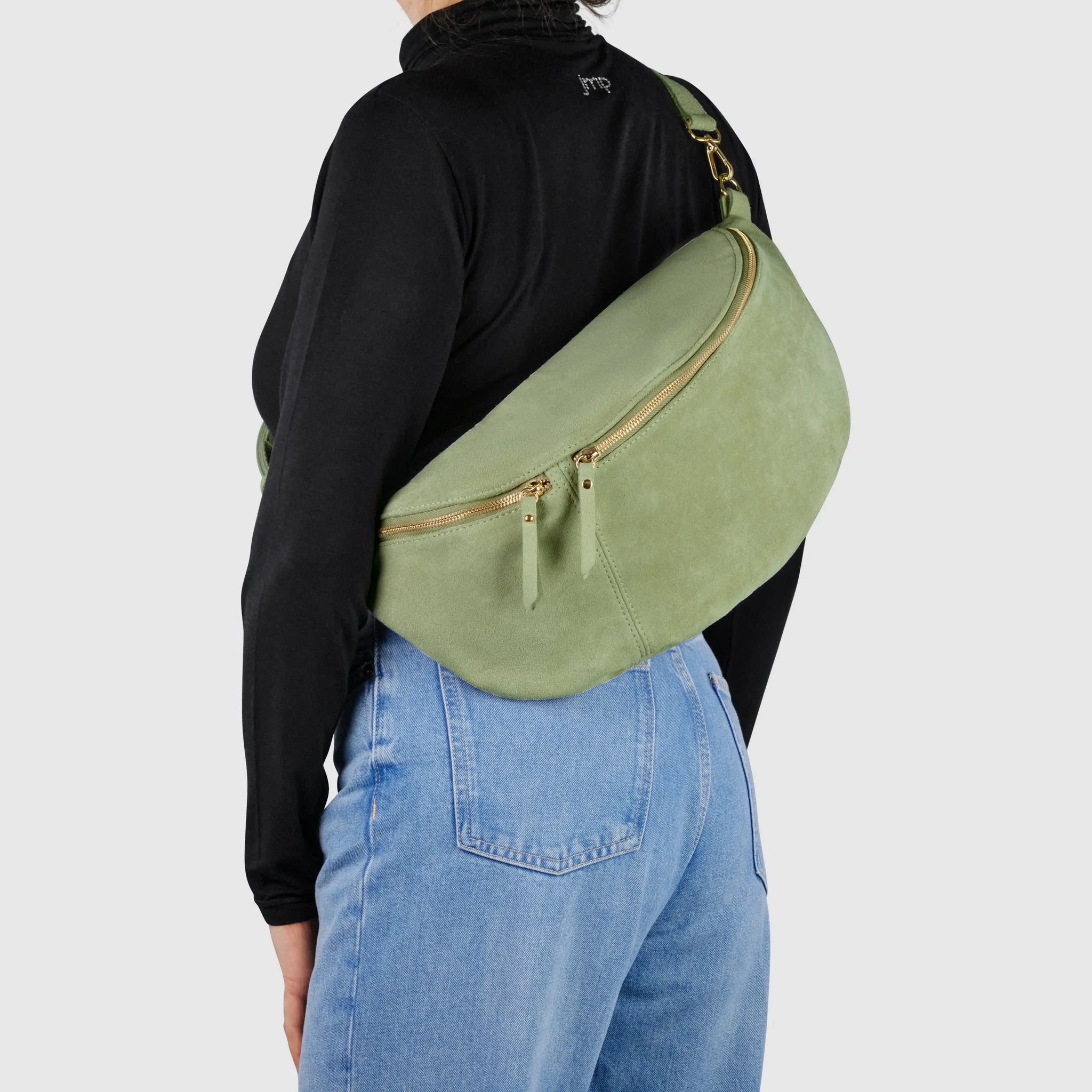 Italian Genuine Suede Crossbody Bag 211955 - TAKEASY - Flyclothing LLC