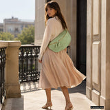 Italian Genuine Suede Crossbody Bag 211955 - TAKEASY - Flyclothing LLC
