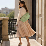 Italian Genuine Suede Crossbody Bag 211955 - TAKEASY - Flyclothing LLC