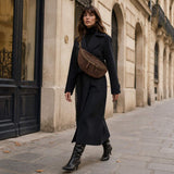 Italian Genuine Suede Crossbody Bag 211955 - TAKEASY - Flyclothing LLC