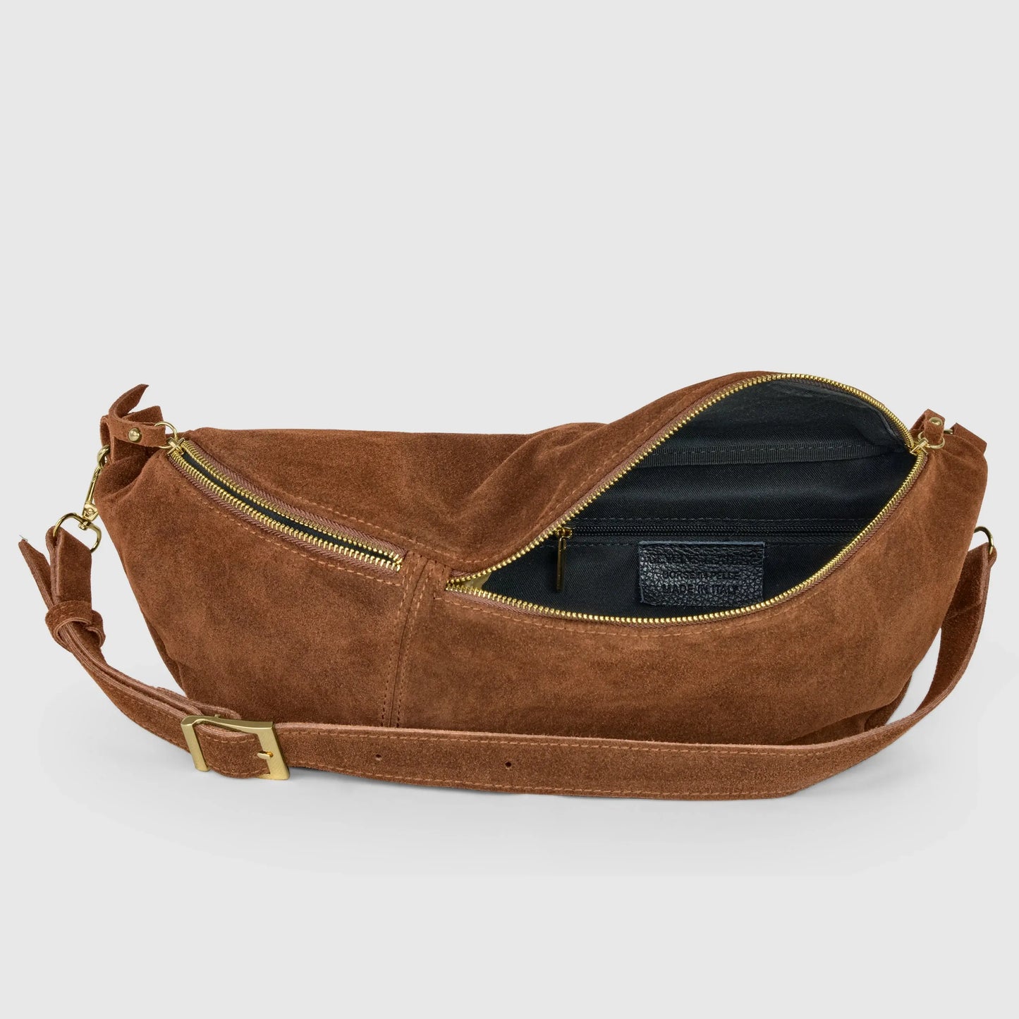 Italian Genuine Suede Crossbody Bag 211955 - TAKEASY - Flyclothing LLC