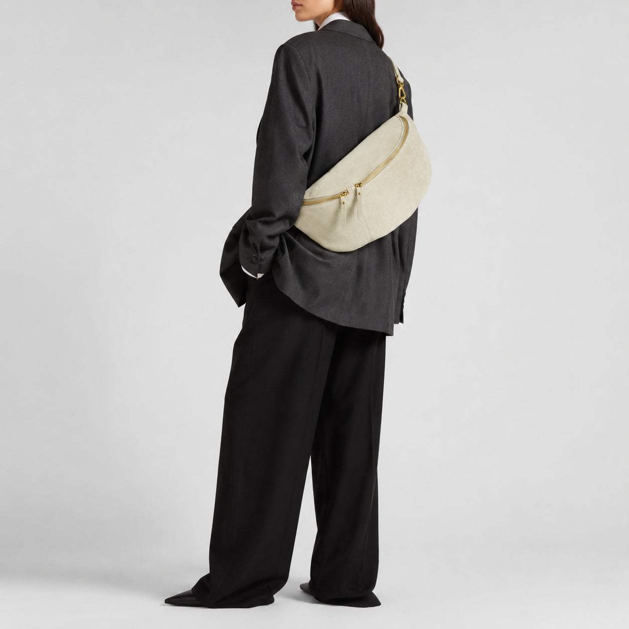 Italian Genuine Suede Crossbody Bag 211955 - TAKEASY - Flyclothing LLC