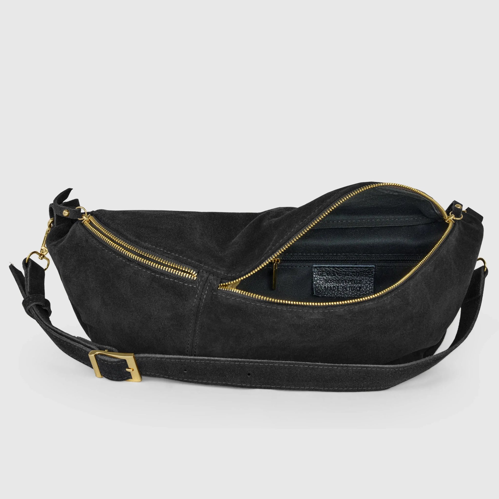 Italian Genuine Suede Crossbody Bag 211955 - TAKEASY - Flyclothing LLC