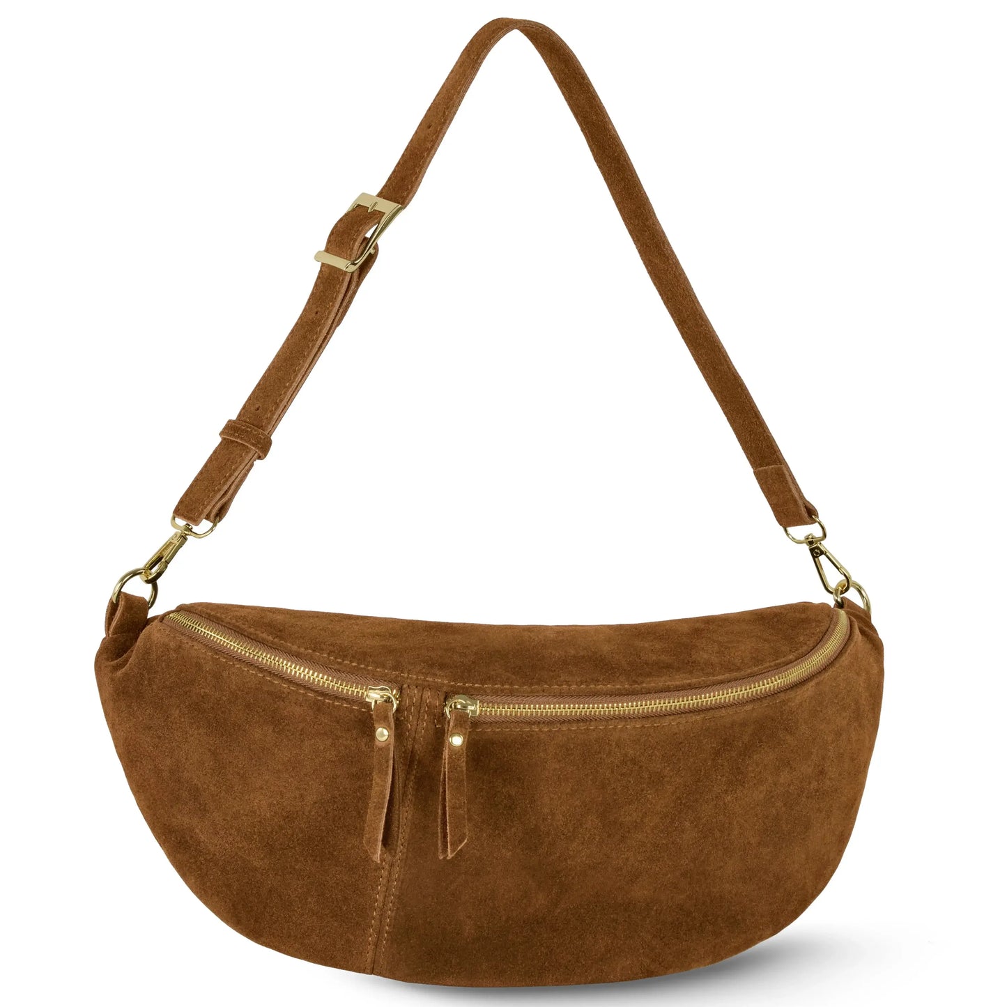 Italian Genuine Suede Crossbody Bag 211955 - TAKEASY - Flyclothing LLC