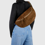 Italian Genuine Suede Crossbody Bag 211955 - TAKEASY - Flyclothing LLC