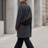 Italian Genuine Suede Crossbody Bag 211955 - TAKEASY - Flyclothing LLC
