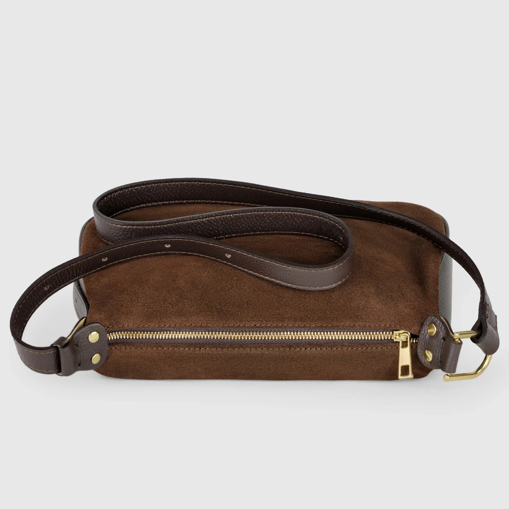 Italian Genuine Suede Crossbody Bag 242265 - TAKEASY - Flyclothing LLC