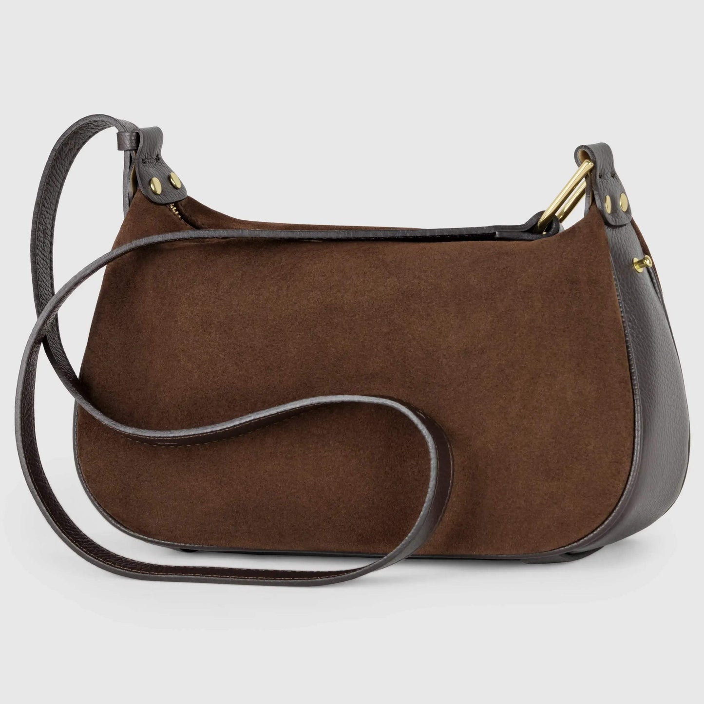 Italian Genuine Suede Crossbody Bag 242265 - TAKEASY - Flyclothing LLC