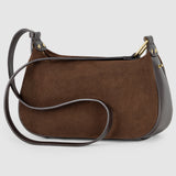 Italian Genuine Suede Crossbody Bag 242265 - TAKEASY - Flyclothing LLC