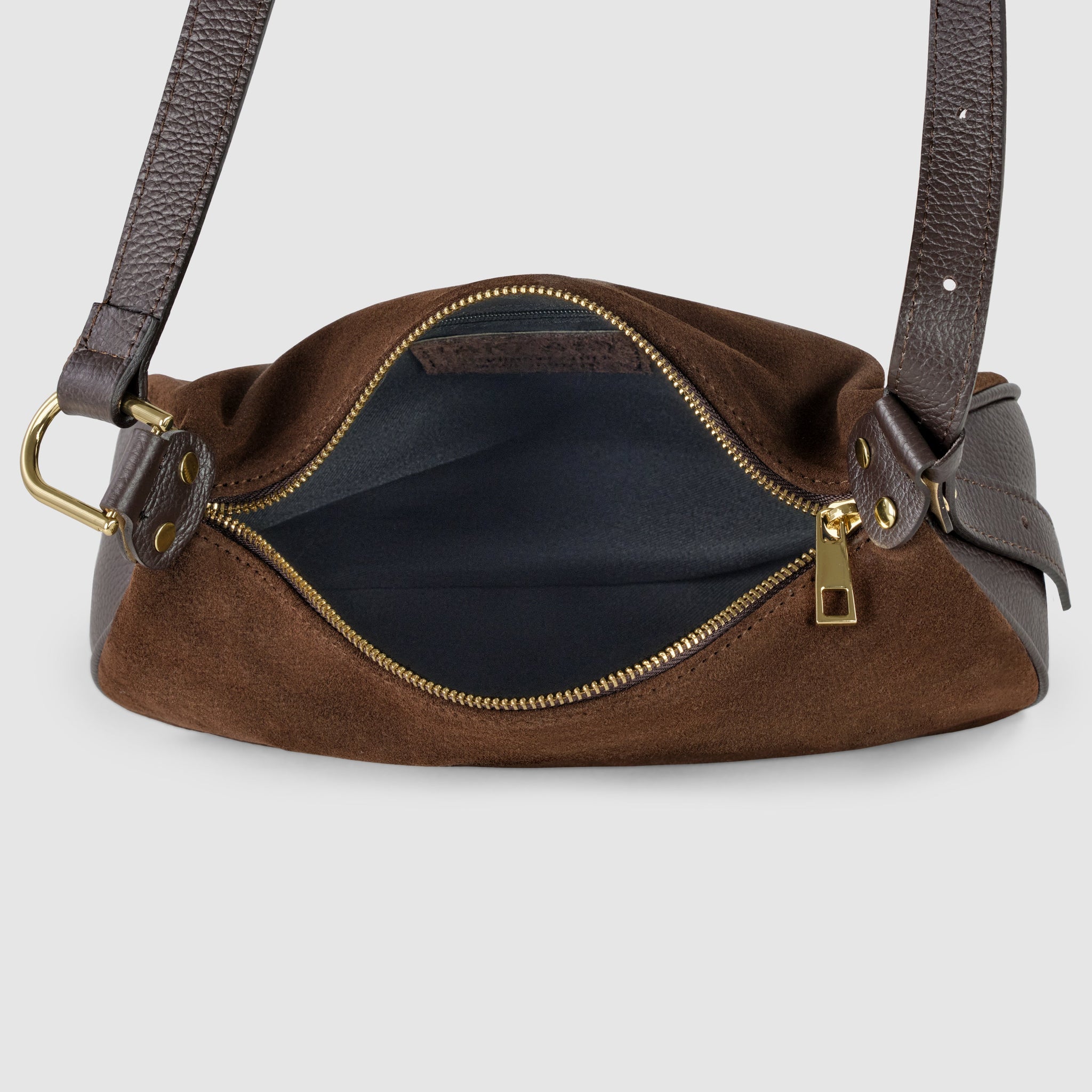 Italian Genuine Suede Crossbody Bag 242265 - TAKEASY - Flyclothing LLC