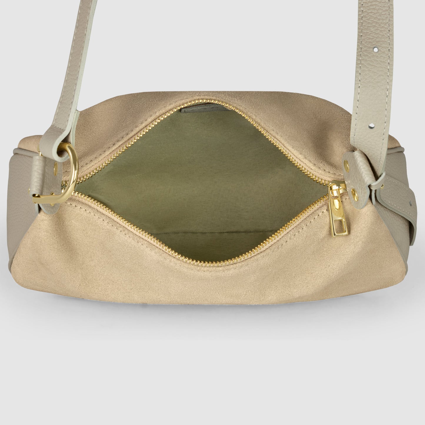 Italian Genuine Suede Crossbody Bag 242265 - TAKEASY - Flyclothing LLC
