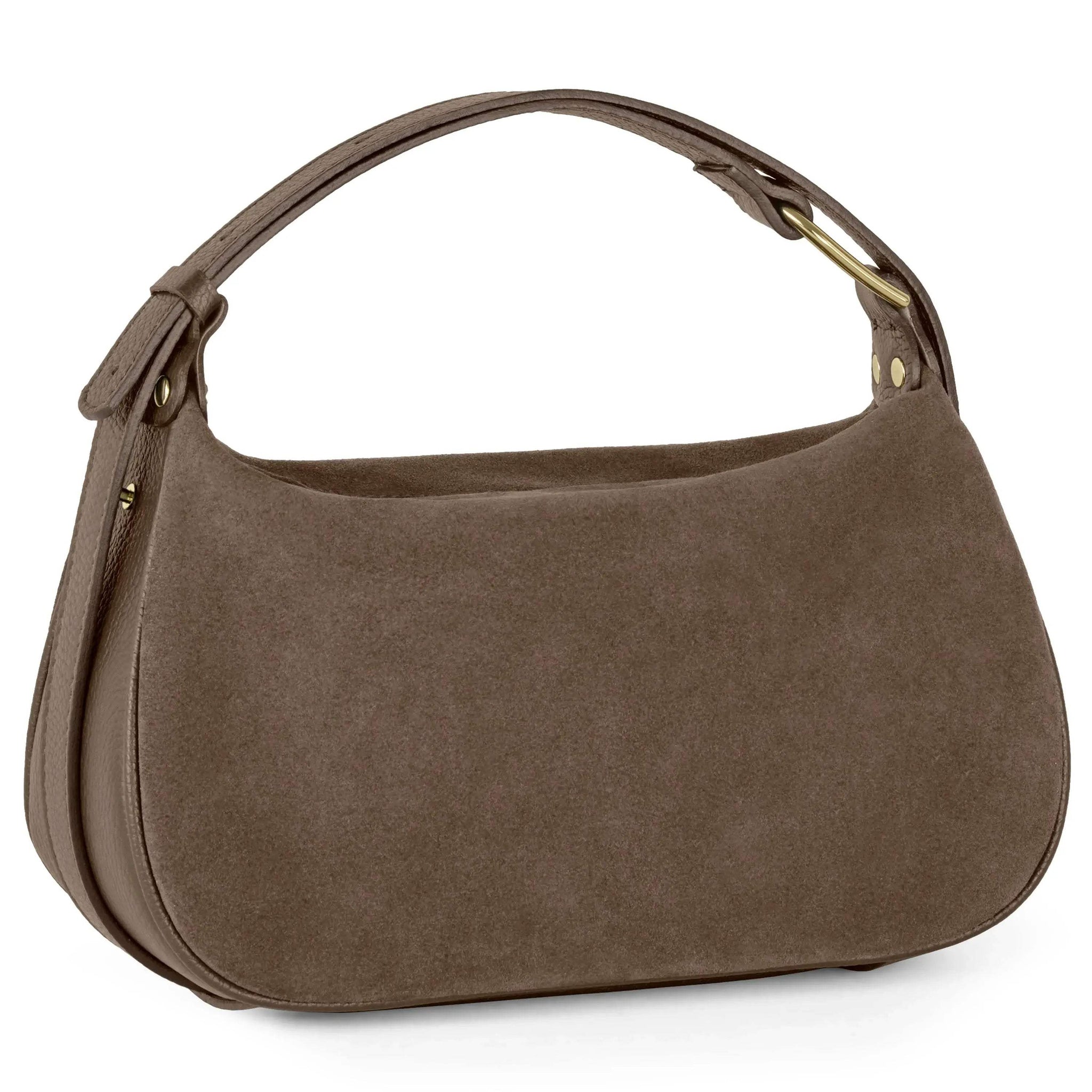 Italian Genuine Suede Crossbody Bag 242265 - TAKEASY - Flyclothing LLC