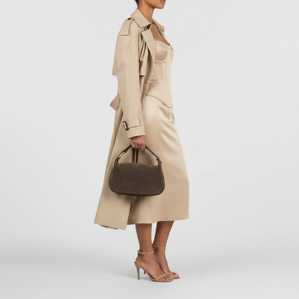 Italian Genuine Suede Crossbody Bag 242265 - TAKEASY - Flyclothing LLC