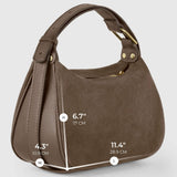 Italian Genuine Suede Crossbody Bag 242265 - TAKEASY - Flyclothing LLC