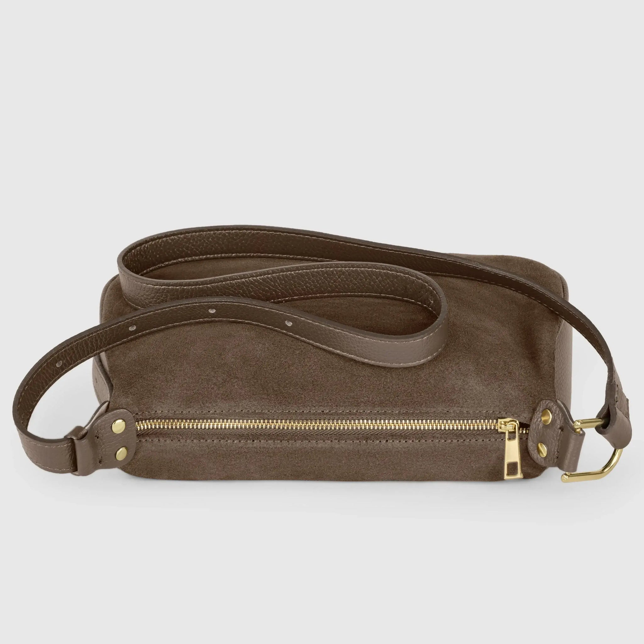 Italian Genuine Suede Crossbody Bag 242265 - TAKEASY - Flyclothing LLC
