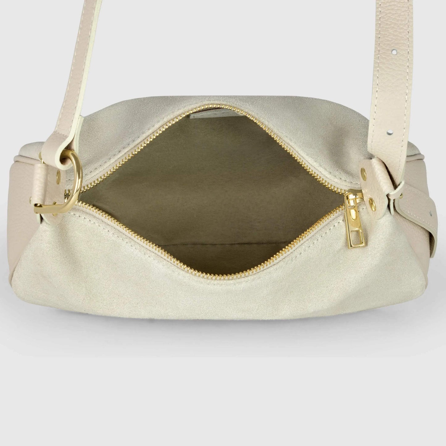Italian Genuine Suede Crossbody Bag 242265 - TAKEASY - Flyclothing LLC