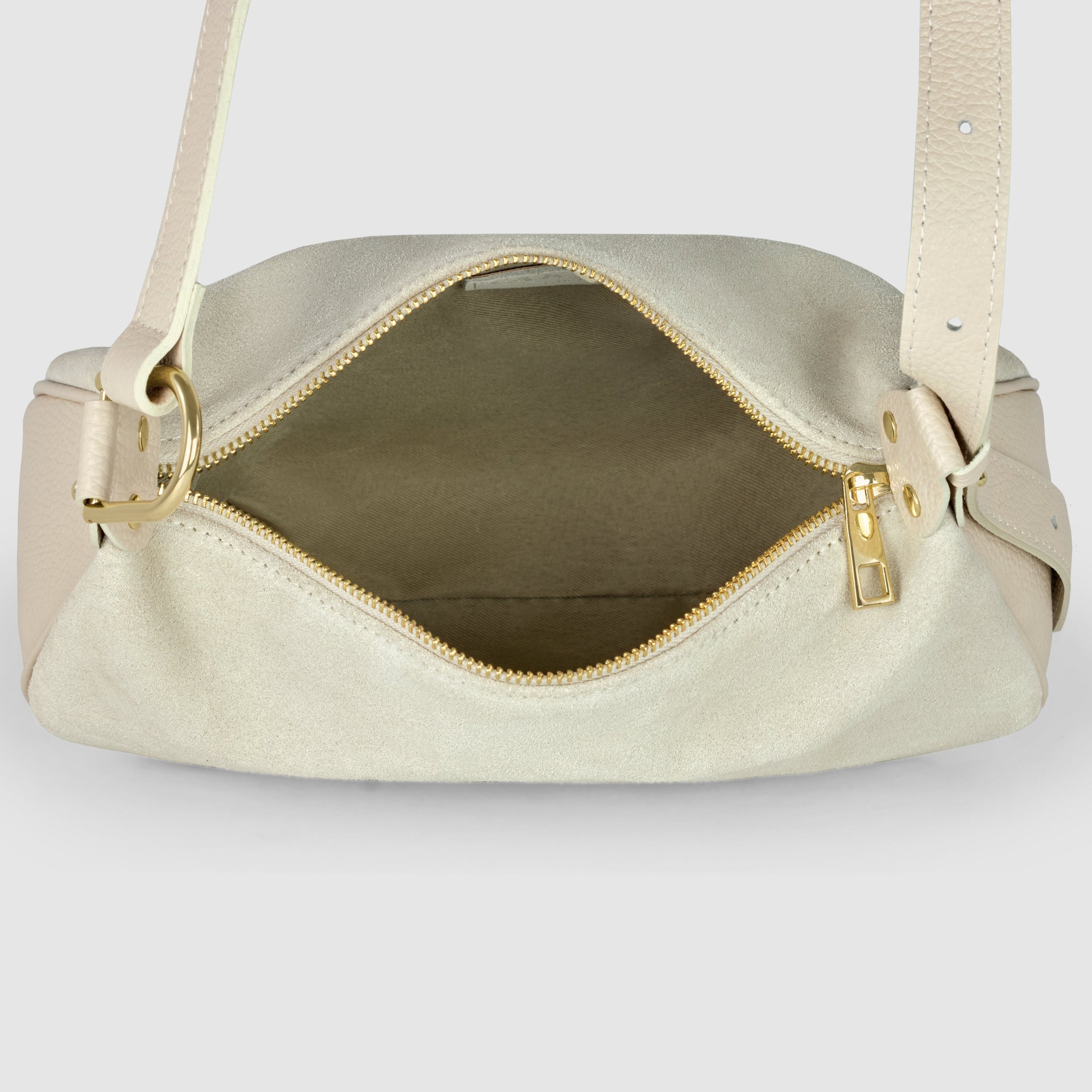 Italian Genuine Suede Crossbody Bag 242265 - TAKEASY - Flyclothing LLC