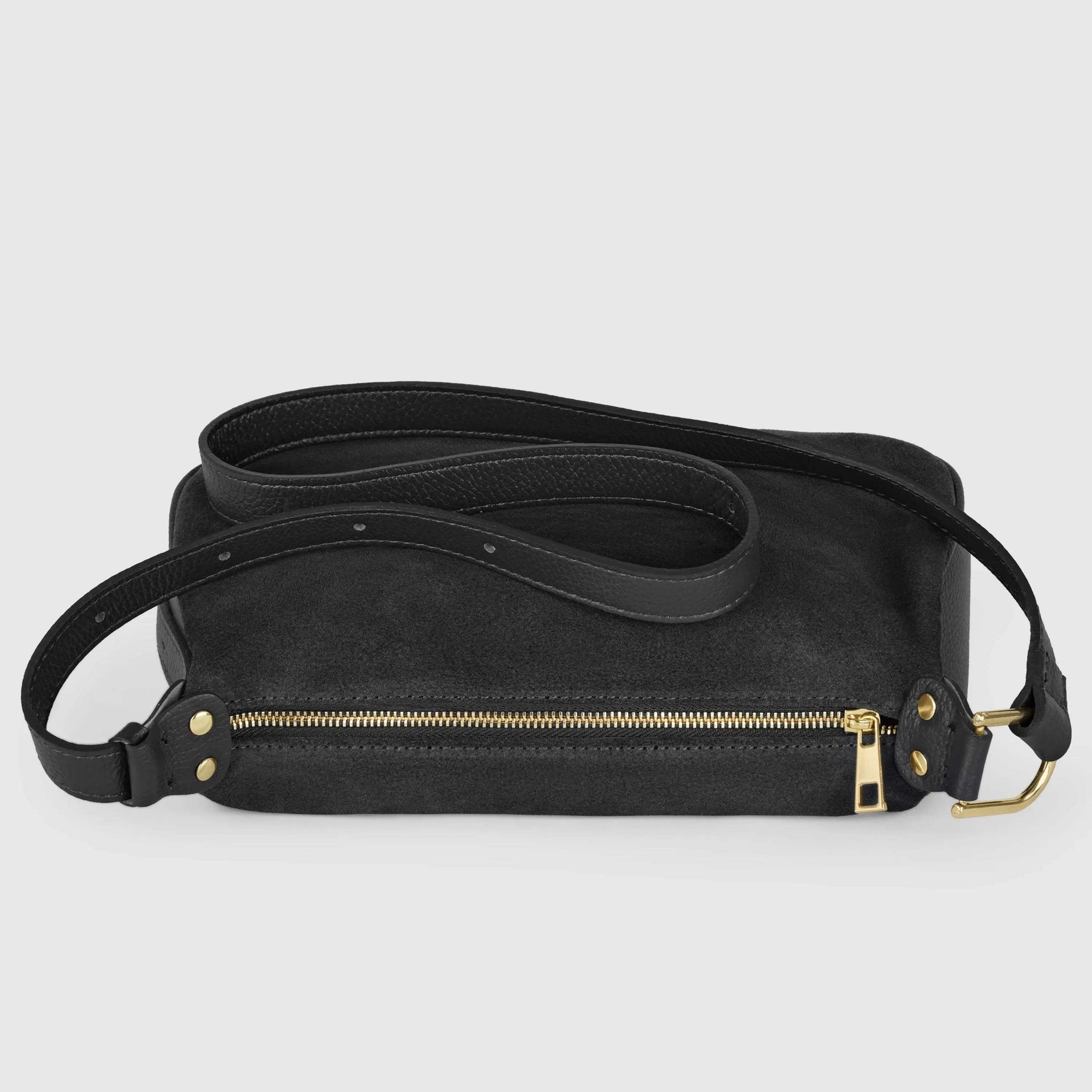 Italian Genuine Suede Crossbody Bag 242265 - TAKEASY - Flyclothing LLC