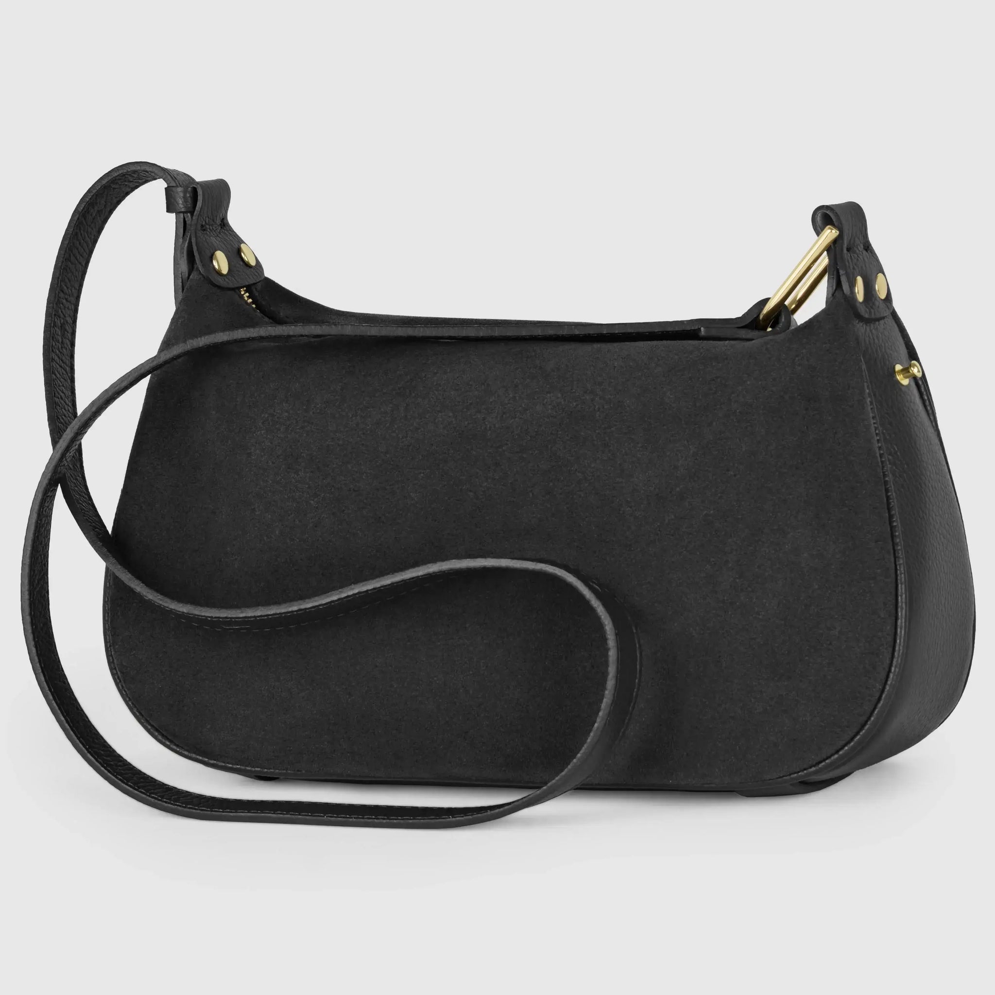 Italian Genuine Suede Crossbody Bag 242265 - TAKEASY - Flyclothing LLC