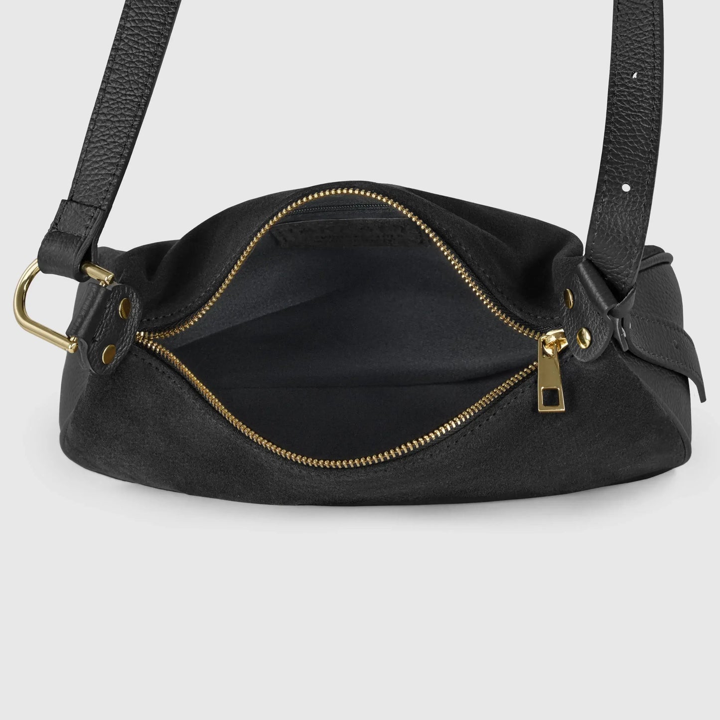 Italian Genuine Suede Crossbody Bag 242265 - TAKEASY - Flyclothing LLC