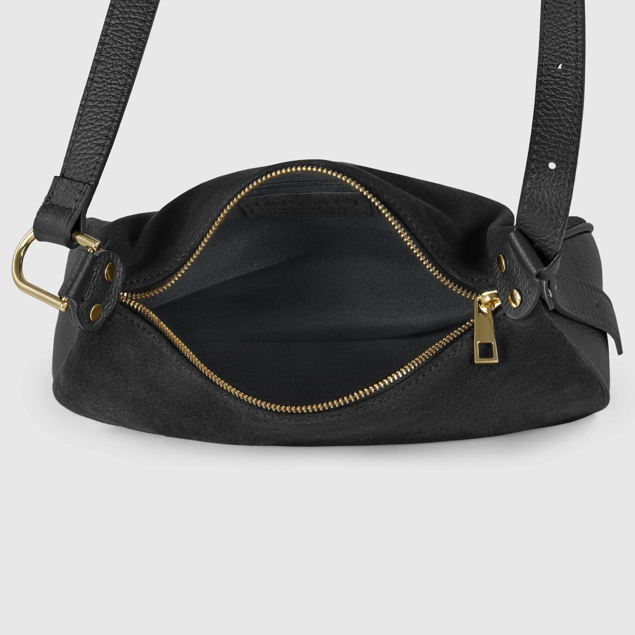 Italian Genuine Suede Crossbody Bag 242265 - TAKEASY - Flyclothing LLC
